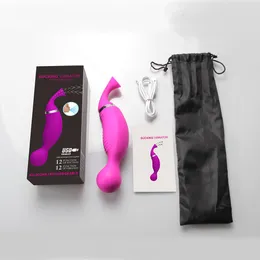 Vibrateurs Puissant Clit Sucker Vibrateur Langue Vibrant Mamelon Sucer Fellation Clitoris Stimulateur Etotic Sex Toys pour Femmes Masturbateur 230904