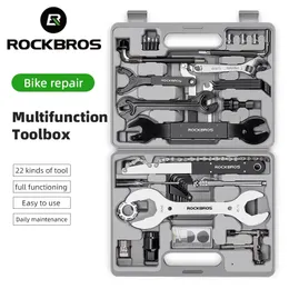 Чемодан для инструментов ROCKBROS Set alat sepeda reair peralatan profesional reparasi multifungsi 230904
