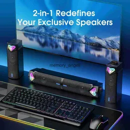 ポータブルスピーカーOnikuma Composable Wireless Speaker RGB Light Light Portable Bluetooth互換サウンドボックス内のホームシアターHKD230904
