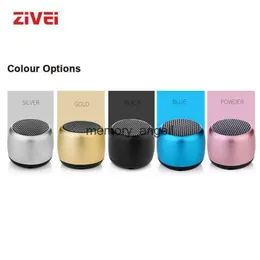 Alto-falantes portáteis ZIVEI Bluetooth Speaker Mini caixa de som Alto-falantes sem fio Portátil Pequeno Soundbar Alloy Music Box Caixa De Som Altavoz Bluetooth HKD230904