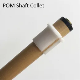 Billiard Accessories Pool Cue White POM Shaft Collet Sleeve - Cue Building Tool Lathe Accessory 230901