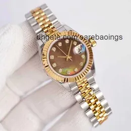 Orologi d'oro di lusso per donna 28mm Datejust Designer Orologi da polso Orologio da donna al quarzo in acciaio inossidabile Orologio da donna Regalo di Natale per donna GJBC