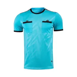 Andra Sporting Goods Professional Domare Soccer Jerseys Adult Football Shirt Short Sleeve Judge Shirts Oneck Umpire Jersey 230905