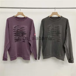 Herrtröjor tröjor cavempt overdye crew hals c.e män hoodies 1 1 tvätt cavempt cav tip mens hoody woman tröjor gym x0905