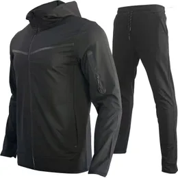 Men's Tracksuits 2023 Explosive Autumn And Winter Sports Zipper Hoodie Suit Leisure Pants 2-piece Set