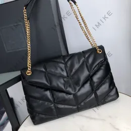 7a designer de luxo bolsa feminina bolsa de ombro quadrado clássico loulou saco niki material couro grande capacidade