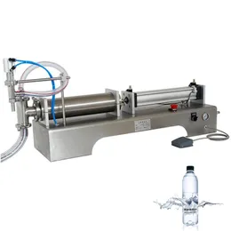 50-5000 ml Kvantitativ fyllningsmaskin Automatisk Pneumatisk kolvvätskefyllmedel för mjölk tvättmedel Kemisk schampo oljevätske Dispenser Machine