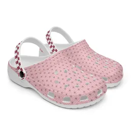DIY Shoes Classics Slippers Herrkvinnor Anpassade mönster Pink Outdoor Sneakers Trend 36-45 105127