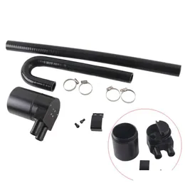 Aluminum Alloy Reservior Oil Catch Can Tank With Radiator Hose For N54 335I 135I E90 E92 E82 2006-2010 Drop Delivery Dhhe7