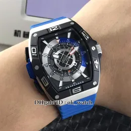 NUOVO saratoge SKF 46 DV SC DT Miyota orologio automatico da uomo SKAFANDER cinturino in caucciù blu orologi sportivi da uomo economici di alta qualità259S