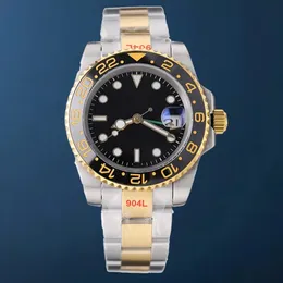 Черное лицо синие часы дизайнерские высококачественные автоматические механические часы с механизмом 2813 Часы для мужчин Керамический безель Светящиеся водонепроницаемые наручные часы из нержавеющей стали