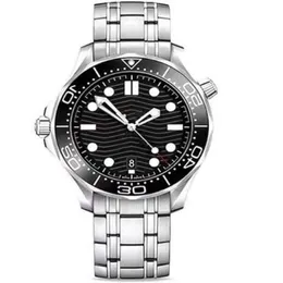 자동 고급 손목 시계 42mm 기념일 기계식 DE 시계 럭셔리 007 다이버 시계 Ja Mes Bond Stainless Montre 50th Luxe Spe TQIV