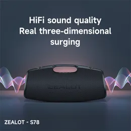 ZEALOT S78 100W Bluetooth Speaker Powerful Bass, HiFi Sound For