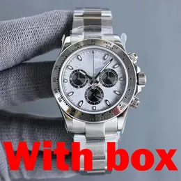 Mens Watch Master Design Sports Automatic Movement يشاهد عالي الجودة من الذهب الفولاذ المقاوم للصدأ حزام مقاوم للماء Wristwatch Wristwatch مع صندوق