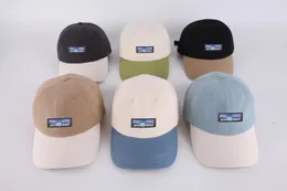 Harajuku Basebal Hat Erkekler Pata Tasarımcı Şapka Moda Beyaz Beyzbol Kapağı Tapkalar Mektup Yaz Snapback Snapback Sunshade Sport Hafif Renkli Gökkuşağı Plaj Bonnet GORROS
