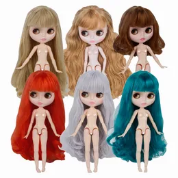 Dockor Boneka Blyth 1 6 "32cm Sendi Tubuh BJD Wajah Berkilau Kolksi Anime Mainan Mode Lucu Untuk Anak Anak Perempuan 230905