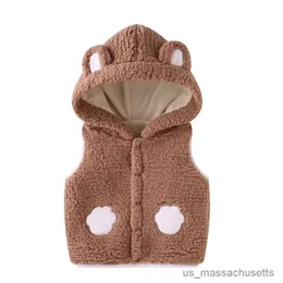 Piumino Primavera Bambino Gilet per bambini Agnello Peluche Giubbotti per ragazze Capispalla Caldo Autunno Ragazzi Giacca Scuola materna Gilet per bambini R230905