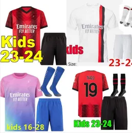 23 24 Premium Quality PULISIC Soccer Jerseys 3rd GIROUD KOCHE KOCHE DE KETELAERE RAFA LEAO THEO Football Shirt