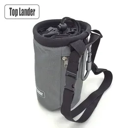 Carabiners Magnesia Sack Rock Climbing Chalk Bag Waterproof Pocket for Weight Lifting Outdoor Bouldering Magnesia Pouch Climbing Equipment 230905