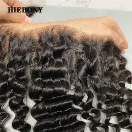 Spetsspår hiebony gelombang dalam 13x6 hd renda frontala hanya seperti kulit asli rambut brasil bergelombang 13x4 sebelum dipetik untuk wanita 230905