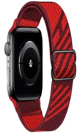 2022 Cinturino Scrunchie per cinturino Apple Watch 42mm 44mm 45mm Bracciale in nylon elastico solo Loop serie iWatch 3 4 5 6 se 78283633