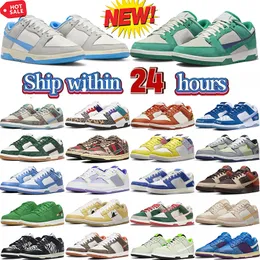2024 Låg män Running Shoes Womens Designer Shoes Medium Curry Panda Candy Strange Love Green Glow University Red Valentines Day Sneakers Chunky Trainers
