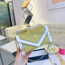 Väskor kuvert kvinnors kvinnor satchel pu läder hobo tote crossbody lyx designer hand guld metall kedja designer yslii väska designer väska caitlin_fashion_bagss36