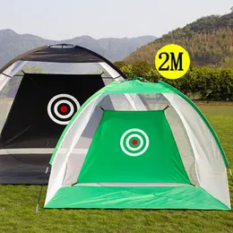 Andra golfprodukter 2m Practice Net Tent Strike Cage Outdoor Inomhus Grassland Mesh Mat Garden Training Equipment Supplies 230904