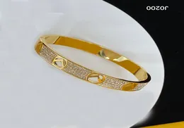 Pulseira de designer de moda para homens mulheres cheio de diamante letras de ouro pulseiras jóias presentes luxo amor pulseiras caixa de casamento novo 23645033