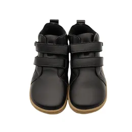 Boots Tipsetoes Top Brand Barefoot äkta läder Baby Toddler Girl Boy Kids Shoes for Fashion Spring Autumn Winter Ankle Boots 230904