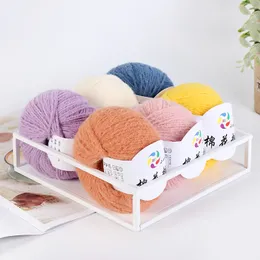 40g/Set Velvet Yarn Soft Cotton Knitting Crochet Dyed Lanas Yarn for Crochet Sweater Hat Dolls
