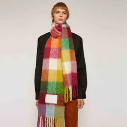 Ac Men and Women General Scarves Cashmere Designer Blanket Scarf Woman Style Colorful Plaid Tzitzit Imitation Lp