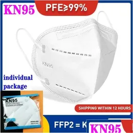 Other Festive Party Supplies Mask Adt Kid N95 Factory Supply Retail Package Reusable 5 Layer Anti Dust Protective Designer Face Ma Dh3Dp