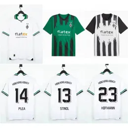 2023/24 Borussia Monchengladbach Soccer Jerseys 2024 CVANCARA WEIGL HONORAT NEUHAUS Shirts Mens PLEA KRAMER ELVEDI HACK Football Uniforms Kids kit