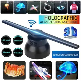 3D-Hologramm-Werbedisplay, WIFI-LED-Lüfter, holographische 3D-Pos-Videos, 3D-LED-Lüfterprojektor mit bloßem Auge für Laden, Laden, Bar, Holida265c