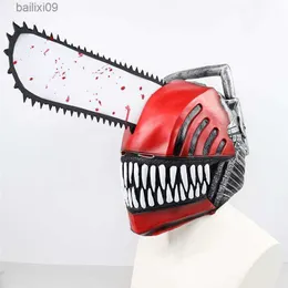 Denji Chainsaw Man Cosplay, Denji Mask Anime Latex Head Cover Mask for  Cosplay Party