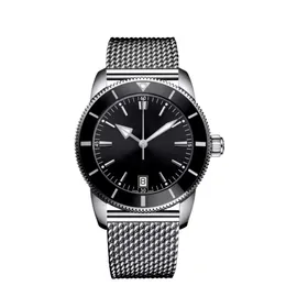 U1 TOP AAA Brecieling Supercean Heritage Watch B20 Stal Pas Automatyczny ruch mechaniczny Pełna praca Wysokiej jakości nadgarstka Was Wodoodporne zegarki Montre BL