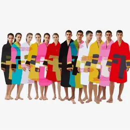 Marca designer roupões de banho inverno quente seis cores unisex algodão sleepwear noite robe roupão de alta qualidade classcial luxo robe klw2509