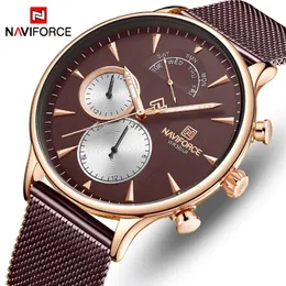Mens Watches Naviforce Fashion Casual Quartz Watch Men Sports Waterproof Wristwatch Date Business Mane Clock Relogio Masculino285n