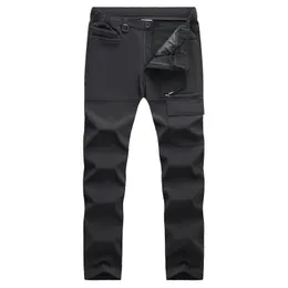 Мужские брюки, мужские зима-осень, тактические эластичные, мягкие, водонепроницаемые, теплые походные брюки для кемпинга, лыжные брюки, размер США, S-2XL
