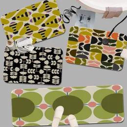 Carpet Orla Kiely Leaf Flower Kitchen Mat Antislip Absorb Water Long Strip Cushion Bedroon Bedside Mats 230904