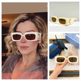 Modne okulary przeciwsłoneczne Uv400 Wysokiej jakości projektant okularów przeciwsłonecznych Mężczyźni i kobiety w tym samym stylu retro osobowość