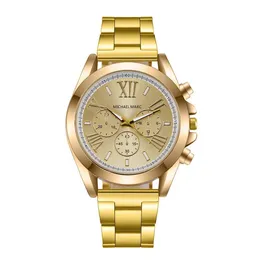 손목 시계 골드 실버 스테인레스 스틸 패션 여성 시계 브랜드 럭셔리 여성 로마 여성 석영 시계 선물 클럭 230905