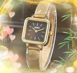 Najlepsza marka kwarcowa moda damska zegar czasowy zegar czasowy kwadratowy okrągłe pines zegar pokrętła zegar ze stali nierdzewnej sukienka mała designerka dama na rękę Walentynkowe prezent matki