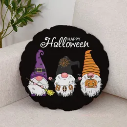 Kissenbezug Halloween runder Überwurf-Kissenbezug für Sofa, Zuhause, Schlafzimmer, dekorative Accessoires 230904