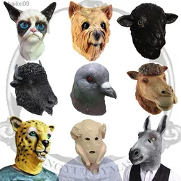 Imprezy maski gołębi maska ​​dla zwierząt mask dla zwierząt imprezowy donkey zwierzęcy maska ​​dla dzieci halloween maska ​​t230905