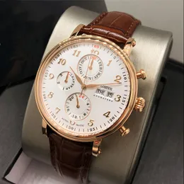 Inne zegarki męskie zegarki Szwajcaria Lobinni Luksusowa marka Perpetual Calendar Multi-funkcja Automatyczna mechaniczna szafir L13019-6 230904
