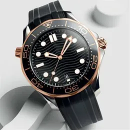 S Mens Watches for Men Professional Sea Diver Watch Automatic Movement 42mm Ceramic Bezel Master Watches234Z