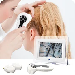 Face Care Devices 7 inch skin analyser 50X 200X 500 W HD stick foil hair test pigment moisture 230904