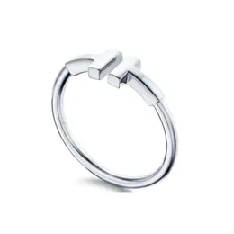 Luksusowa klasyczna biżuteria miłość Desinger Pierścień dla kobiet Sterling Srebrny niealergiczny prezent na Walentynki dzień ślubu odpowiedni dla każdego stroju Stylowy